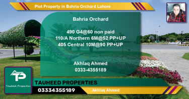 Residential Plot for Sale in Bahria Orchard, Lahore - (BP-59046)