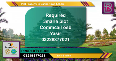 Residential Plot for Sale in Bahria Town, Lahore - (BP-59051)