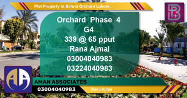 Residential Plot for Sale in Bahria Orchard, Lahore - (BP-59059)