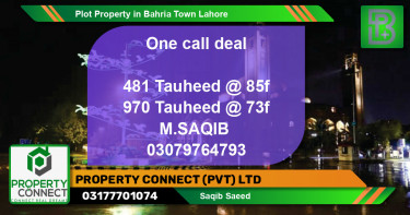 Residential Plot for Sale in Bahria Town, Lahore - (BP-59113)