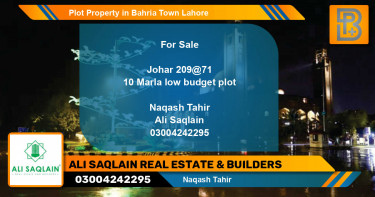 Residential Plot for Sale in Bahria Town, Lahore - (BP-59115)