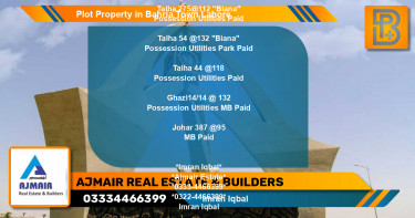 Residential Plot for Sale in Bahria Town, Lahore - (BP-59141)