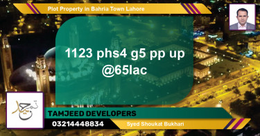 Residential Plot for Sale in Bahria Town, Lahore - (BP-59172)