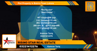 Residential Plot for Sale in Bahria Town, Lahore - (BP-59196)