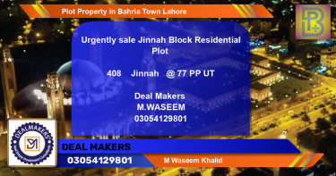 Residential Plot for Sale in Bahria Town, Lahore - (BP-59198)