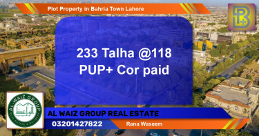 Residential Plot for Sale in Bahria Town, Lahore - (BP-59213)