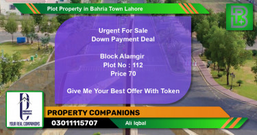 Residential Plot for Sale in Bahria Town, Lahore - (BP-59222)