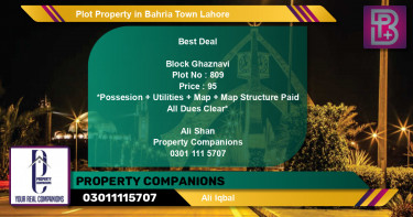 Residential Plot for Sale in Bahria Town, Lahore - (BP-59226)