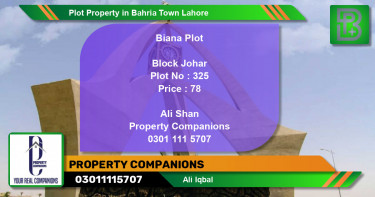 Residential Plot for Sale in Bahria Town, Lahore - (BP-59229)