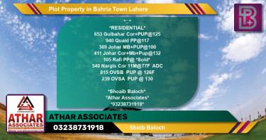 Residential Plot for Sale in Bahria Town, Lahore - (BP-59244)