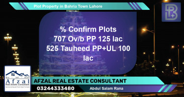 Residential Plot for Sale in Bahria Town, Lahore - (BP-59245)