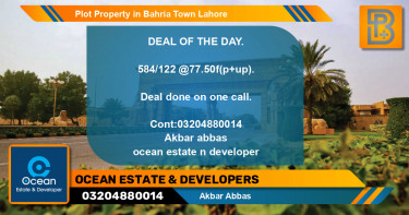 Residential Plot for Sale in Bahria Town, Lahore - (BP-59333)