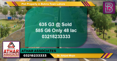 Residential Plot for Sale in Bahria Town, Lahore - (BP-59360)