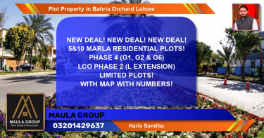Residential Plot for Sale in Bahria Orchard, Lahore - (BP-59420)