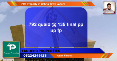 Residential Plot for Sale in Bahria Town, Lahore - (BP-59423)