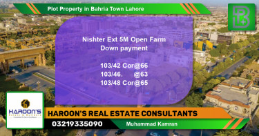 Residential Plot for Sale in Bahria Town, Lahore - (BP-59439)