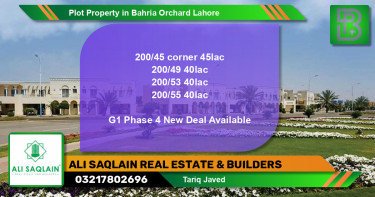 Residential Plot for Sale in Bahria Orchard, Lahore - (BP-59446)