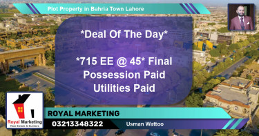Residential Plot for Sale in Bahria Town, Lahore - (BP-59466)