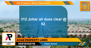 Residential Plot for Sale in Bahria Town, Lahore - (BP-59469)