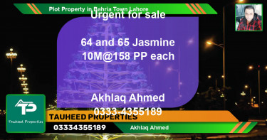 Residential Plot for Sale in Bahria Town, Lahore - (BP-59494)
