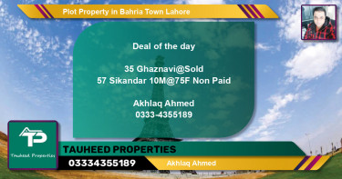 Residential Plot for Sale in Bahria Town, Lahore - (BP-59495)