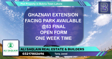 Residential Plot for Sale in Bahria Town, Lahore - (BP-59535)