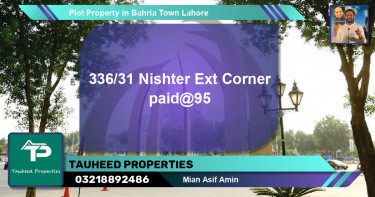 Residential Plot for Sale in Bahria Town, Lahore - (BP-59542)