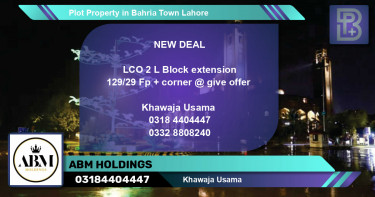 Residential Plot for Sale in Bahria Town, Lahore - (BP-59582)
