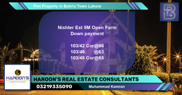 Residential Plot for Sale in Bahria Town, Lahore - (BP-59623)