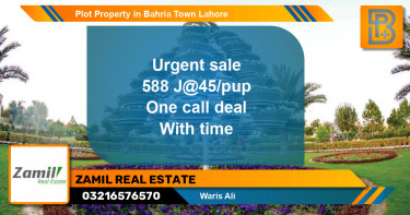 Residential Plot for Sale in Bahria Town, Lahore - (BP-59648)