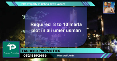 Residential Plot for Sale in Bahria Town, Lahore - (BP-59713)