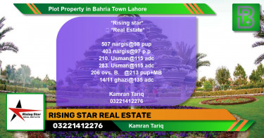 Residential Plot for Sale in Bahria Town, Lahore - (BP-59767)