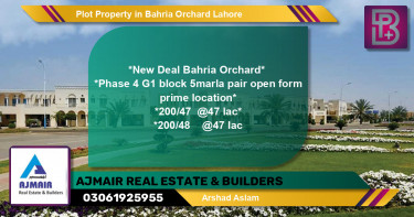 Residential Plot for Sale in Bahria Orchard, Lahore - (BP-59768)