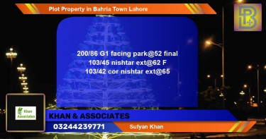 Residential Plot for Sale in Bahria Town, Lahore - (BP-59781)