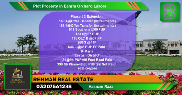 Residential Plot for Sale in Bahria Orchard, Lahore - (BP-59792)