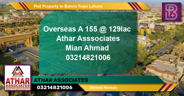 Residential Plot for Sale in Bahria Town, Lahore - (BP-59797)