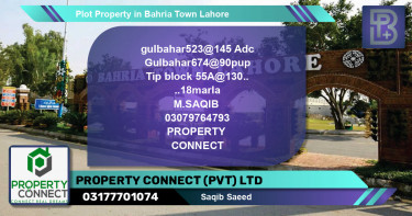 Residential Plot for Sale in Bahria Town, Lahore - (BP-59843)