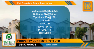 Residential Plot for Sale in Bahria Town, Lahore - (BP-59844)