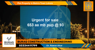 Residential Plot for Sale in Bahria Town, Lahore - (BP-59845)