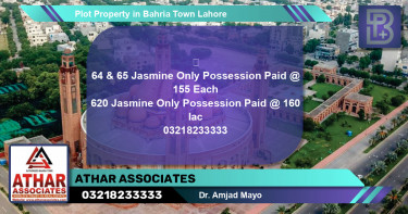 Residential Plot for Sale in Bahria Town, Lahore - (BP-59866)