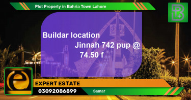 Residential Plot for Sale in Bahria Town, Lahore - (BP-59948)
