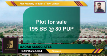 Residential Plot for Sale in Bahria Town, Lahore - (BP-59954)
