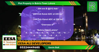 Residential Plot for Sale in Bahria Town, Lahore - (BP-59975)