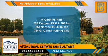 Residential Plot for Sale in Bahria Town, Lahore - (BP-60051)