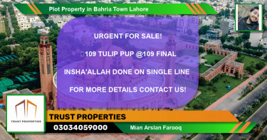 Residential Plot for Sale in Bahria Town, Lahore - (BP-60052)
