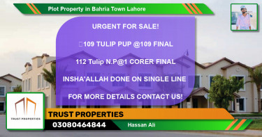 Residential Plot for Sale in Bahria Town, Lahore - (BP-60058)