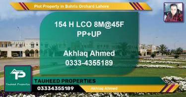 Residential Plot for Sale in Bahria Orchard, Lahore - (BP-60074)