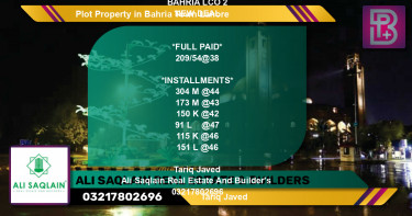 Residential Plot for Sale in Bahria Town, Lahore - (BP-60077)