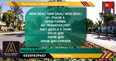 Residential Plot for Sale in Bahria Orchard, Lahore - (BP-60087)