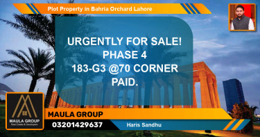 Residential Plot for Sale in Bahria Orchard, Lahore - (BP-60090)